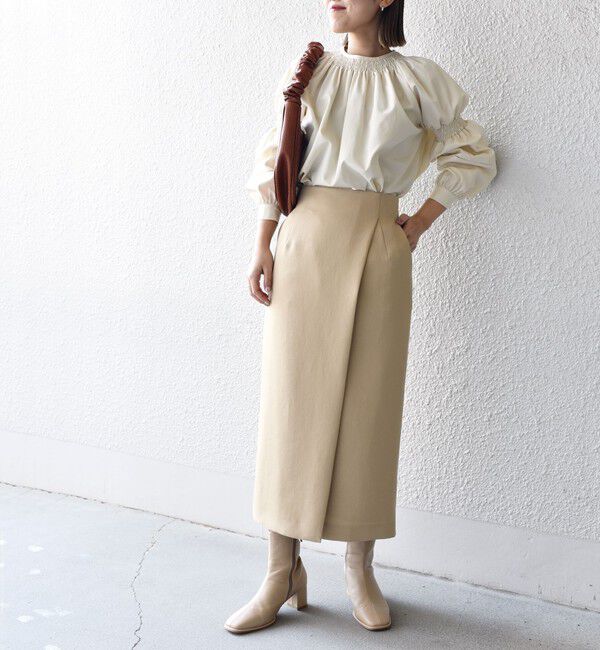 SHIPS for women「〈手洗い可能〉フロントスリットタイトスカート◇」|スカート|