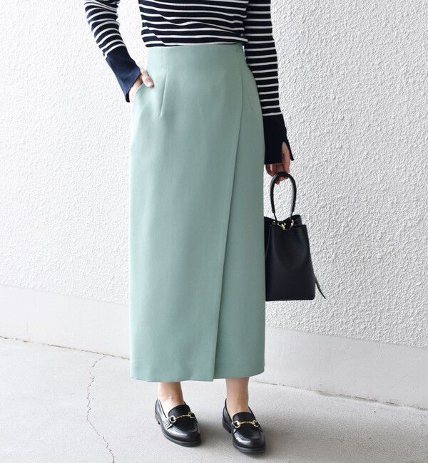 SHIPS for women「〈手洗い可能〉フロントスリットタイトスカート◇」|スカート|