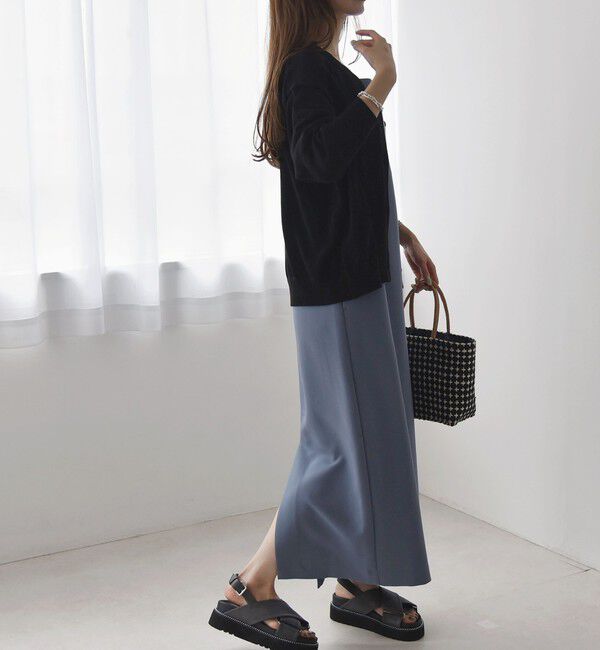 quaranciel「quaranciel:〈手洗い可能〉バルキー Vネック ニット カーディガン」|カーディガン|