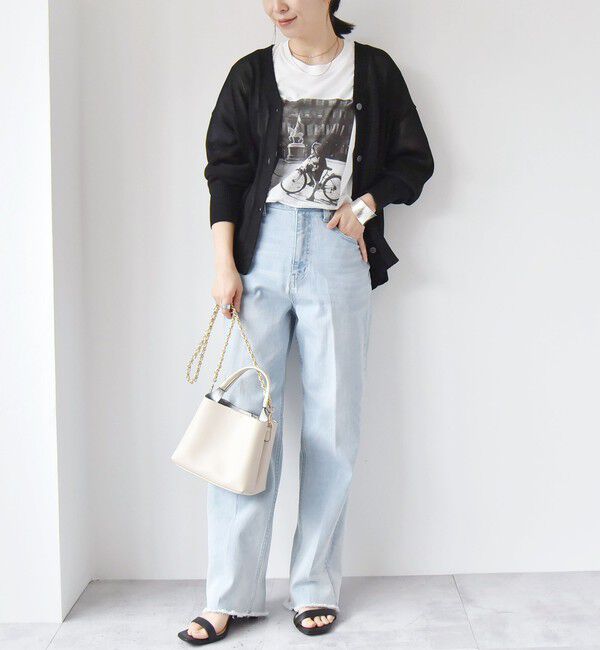 quaranciel「quaranciel:〈手洗い可能〉バルキー Vネック ニット カーディガン」|カーディガン|