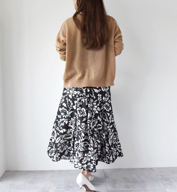 quaranciel「quaranciel:〈手洗い可能〉バルキー Vネック ニット カーディガン」|カーディガン|