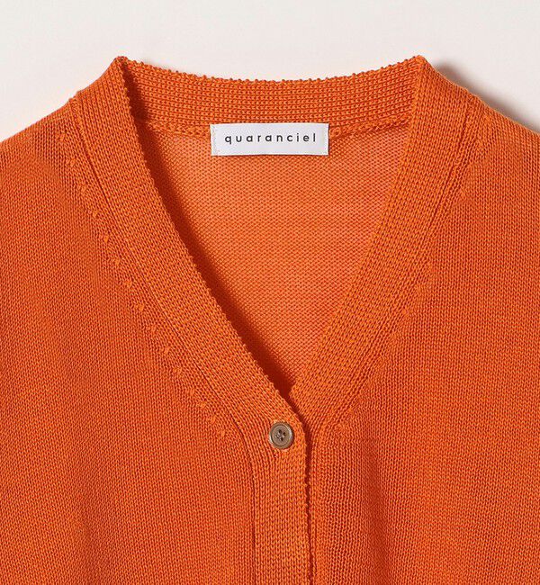 quaranciel「quaranciel:〈手洗い可能〉バルキー Vネック ニット カーディガン」|カーディガン|