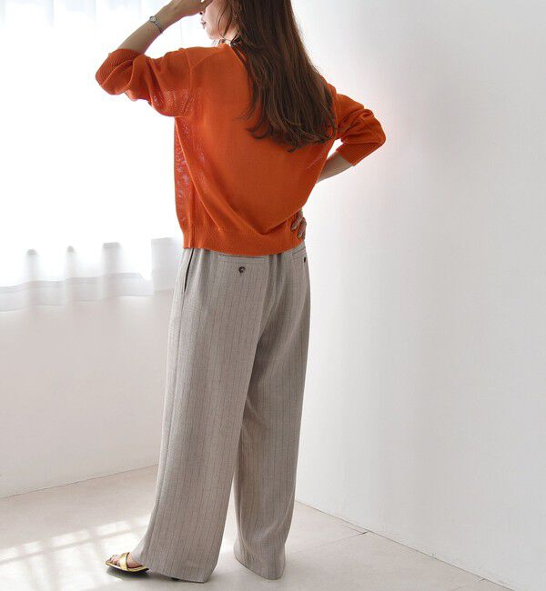 quaranciel「quaranciel:〈手洗い可能〉バルキー Vネック ニット カーディガン」|カーディガン|