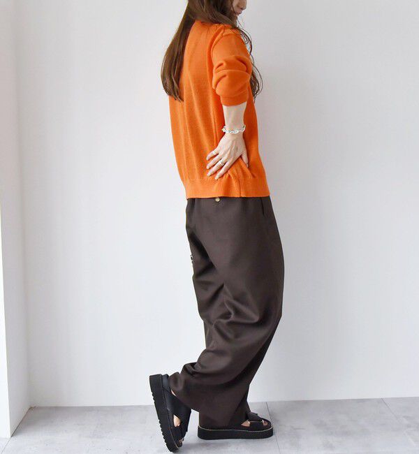 quaranciel「quaranciel:〈手洗い可能〉バルキー Vネック ニット カーディガン」|カーディガン|