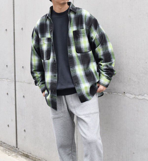 SHIPS any「【SHIPS any別注】sports wear: オーバーサイズ フランネル パターン プリント シャツ◇」|シャツ・ブラウス|