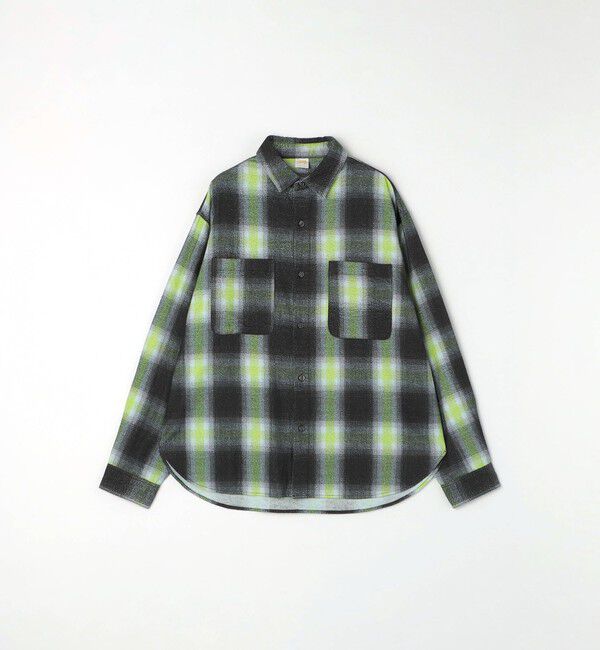 SHIPS any「【SHIPS any別注】sports wear: オーバーサイズ フランネル パターン プリント シャツ◇」|シャツ・ブラウス|