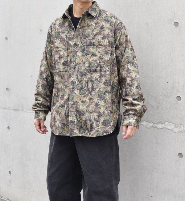 SHIPS any「【SHIPS any別注】sports wear: オーバーサイズ フランネル パターン プリント シャツ◇」|シャツ・ブラウス|