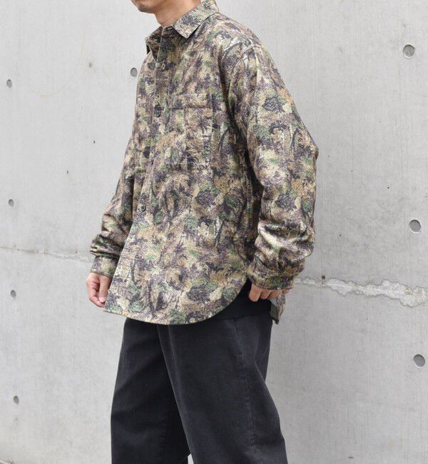 SHIPS any「【SHIPS any別注】sports wear: オーバーサイズ フランネル パターン プリント シャツ◇」|シャツ・ブラウス|