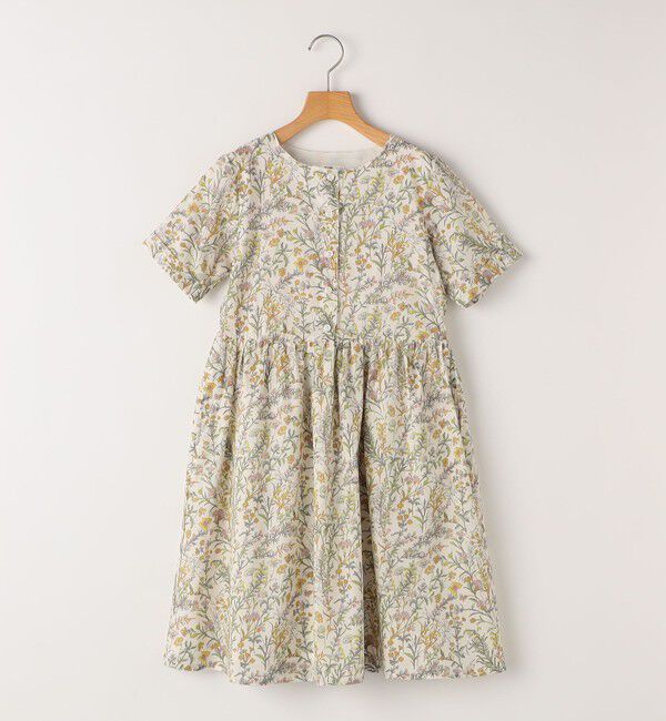 SHIPS KIDS「SHIPS KIDS:140～150cm / リバティ 半袖 ワンピース」|ワンピース|ピンク系