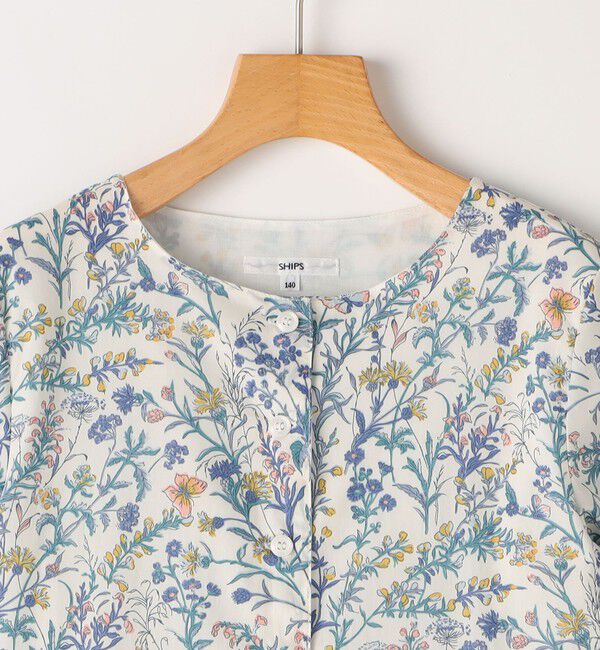 SHIPS KIDS「SHIPS KIDS:140～150cm / リバティ 半袖 ワンピース」|ワンピース|