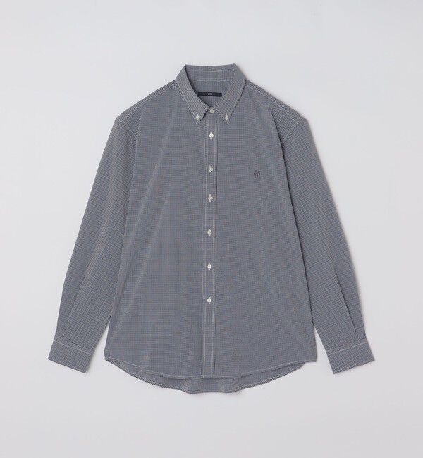 SHIPS「【WEB限定】SHIPS: SOLOTEX(R) DRY ワンポイントロゴ シアサッカー ボタンダウンシャツ」|シャツ・ブラウス|