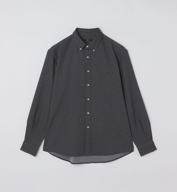 SHIPS「【WEB限定】SHIPS: ワンポイント ロゴ ライト デニムライク ツイル ボタンダウン シャツ」|シャツ・ブラウス|