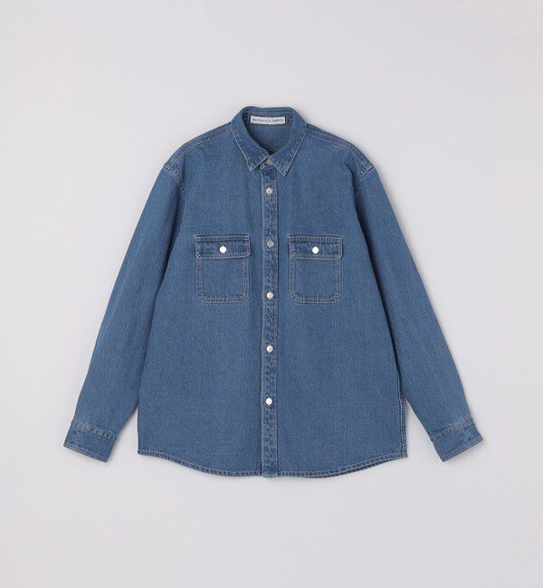 SHIPS「BATEAUX DE SHIPS: デニム シャツ アウター」|シャツ・ブラウス|