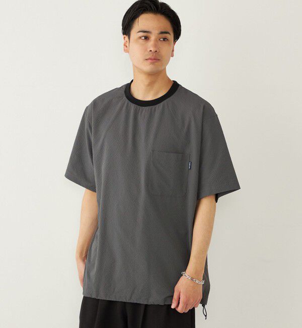 SHIPS Colors 「SHIPS Colors:〈接触冷感・吸水速乾・洗濯機可能〉ライト サッカー Tシャツ」|Tシャツ・カットソー|