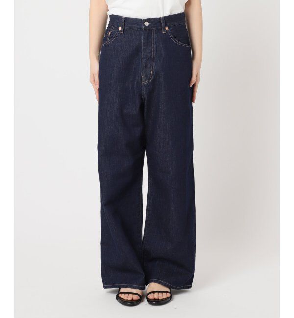 OUTDOOR PRODUCTS Usual Things「追加3 ULTライトデニムハイライズルーズ5PKT」|デニム|