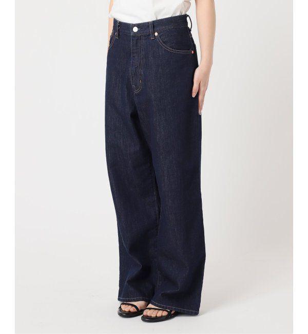 OUTDOOR PRODUCTS Usual Things「追加3 ULTライトデニムハイライズルーズ5PKT」|デニム|