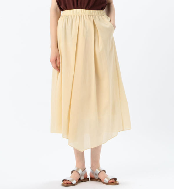 Ballsey「シアーローン アシンメトリーフレアスカート」|フレア|