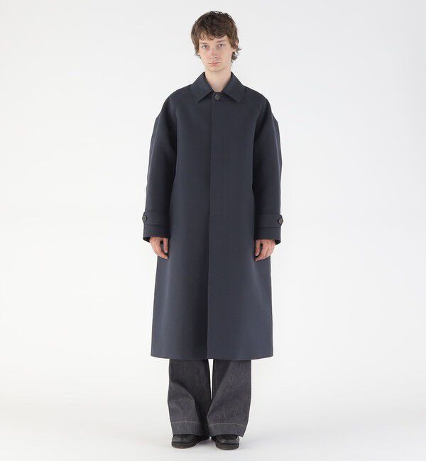 GALERIE VIE「ウールコットンダブルクロス バルカラーコート」|ステンカラーコート|