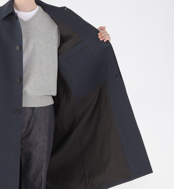 GALERIE VIE「ウールコットンダブルクロス バルカラーコート」|ステンカラーコート|