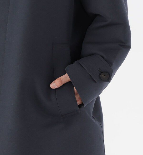 GALERIE VIE「ウールコットンダブルクロス バルカラーコート」|ステンカラーコート|