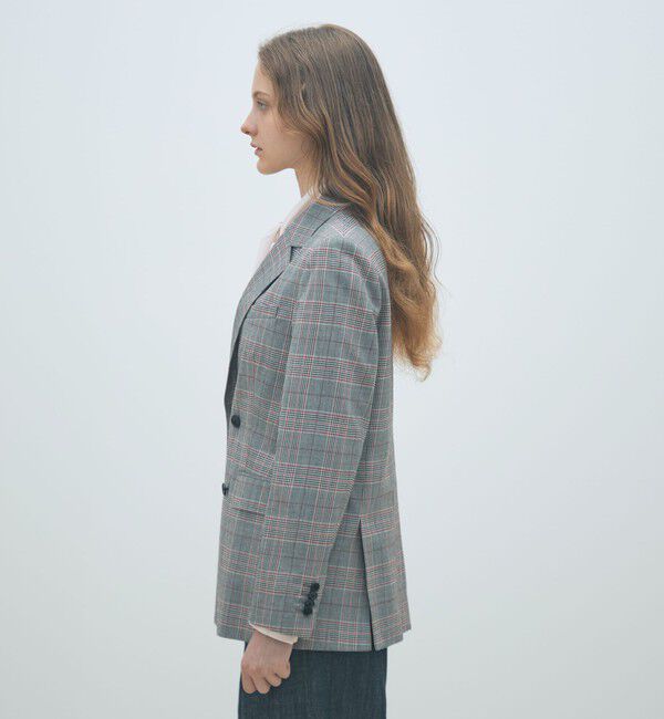 ライトウールチェック ダブルブレストジャケット（MACPHEE）｜ルミネの