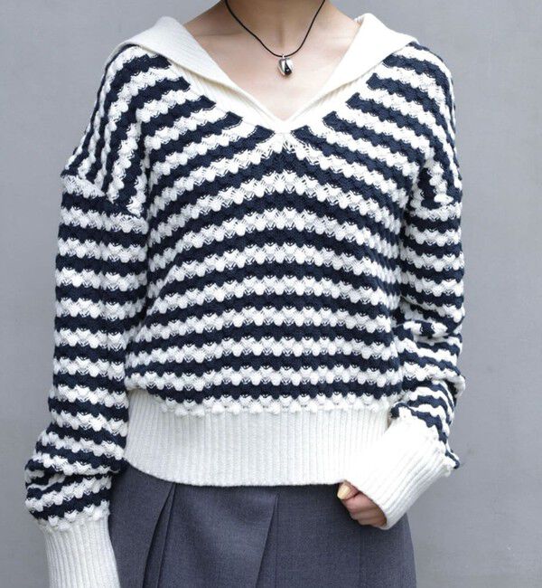 ハイブリットケーブル セーラーカラープルオーバー（MACPHEE）｜ルミネ