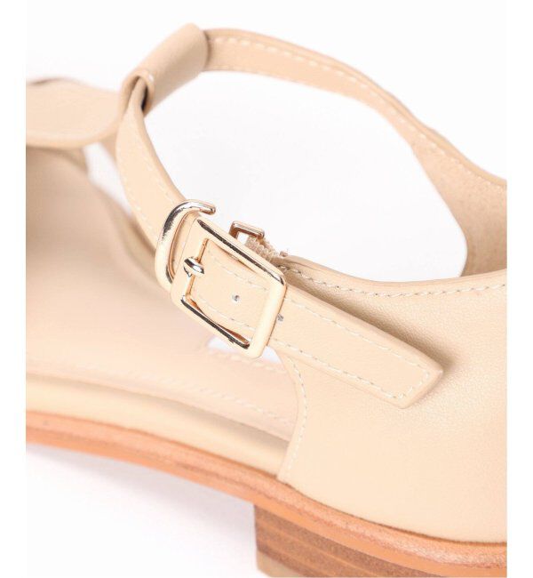 SLOBE IENA「《WEB限定/追加》SLOBE レザーグルカサンダル」|サンダル|