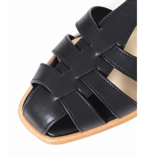 SLOBE IENA「《WEB限定/追加》SLOBE レザーグルカサンダル」|サンダル|