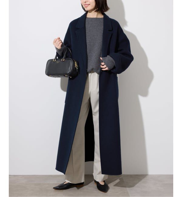 新品　スローブイエナ　ウールロングコート SLOBE IENA｜souple wool ダブルフェイスロングコート | Rakuten