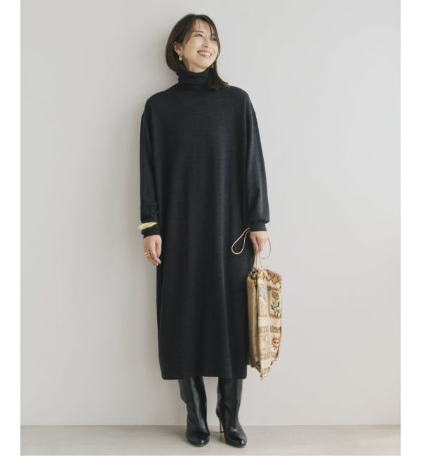 VERMEIL par iena「GLOW wool knit ワンピース」|ワンピース|