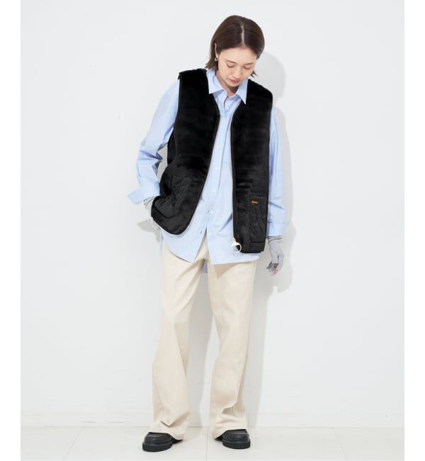 Barbour/バブアー KARIN FAUX FUR GILETベスト　イエナ Barbour/バブアー KARIN FAUX FUR GILET LGI0201（SLOBE IENA