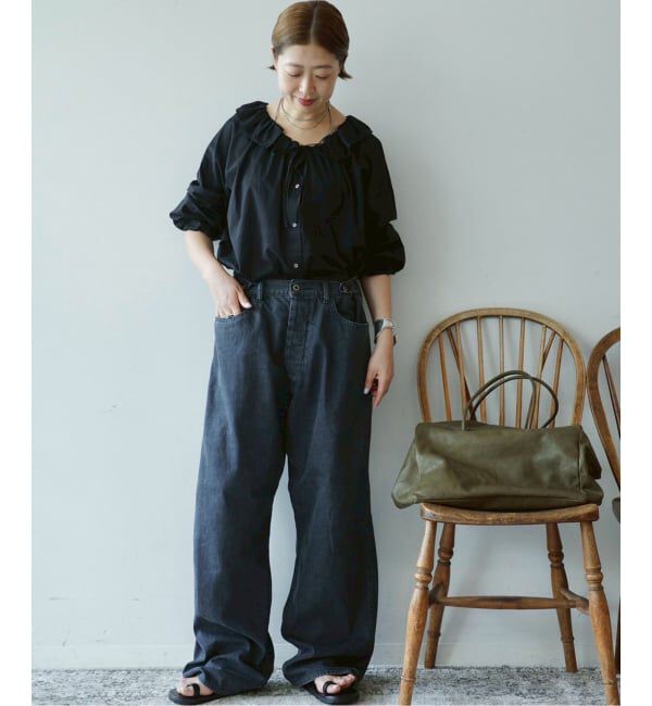 journal standard luxe「《追加》コットンローン フリルパフブラウス」|シャツ・ブラウス|