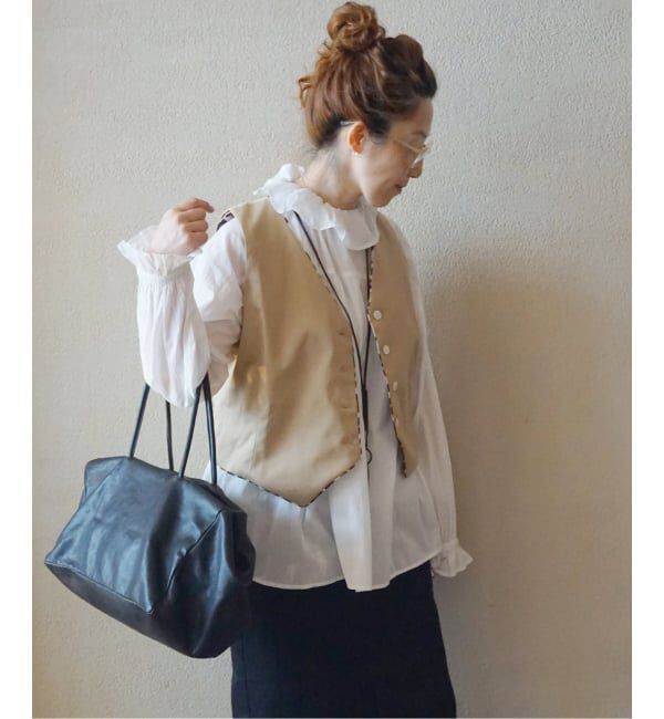 journal standard luxe「《追加》コットンローン フリルパフブラウス」|シャツ・ブラウス|