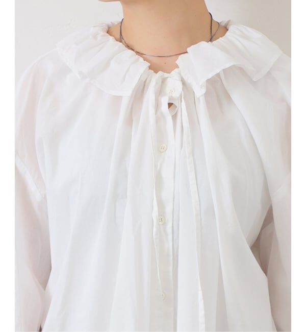 journal standard luxe「《追加》コットンローン フリルパフブラウス」|シャツ・ブラウス|