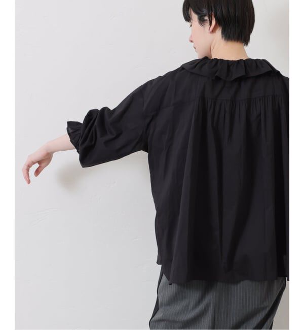 journal standard luxe「《追加》コットンローン フリルパフブラウス」|シャツ・ブラウス|