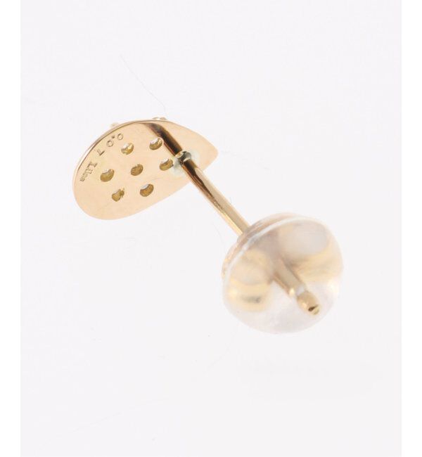 Lilas by Spick&Span「パヴェティアドロップモチーフピアス K18（両耳）」|ピアス|