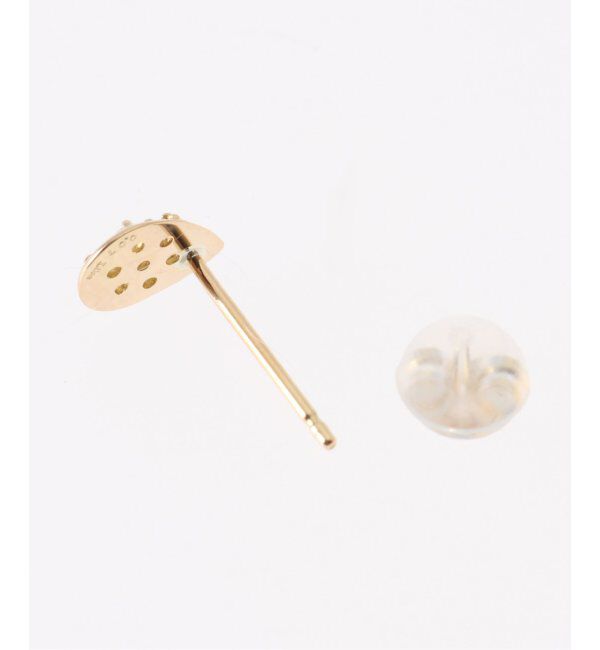 Lilas by Spick&Span「パヴェティアドロップモチーフピアス K18（両耳）」|ピアス|