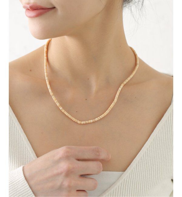 FRAMeWORK「HARPO/アルポ ビーズネックレスYellowスモール」|ネックレス|イエロー