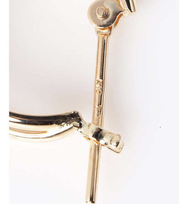 Lilas by Spick&Span「2ラインクロスバーピアス K10(両耳)」|ピアス|