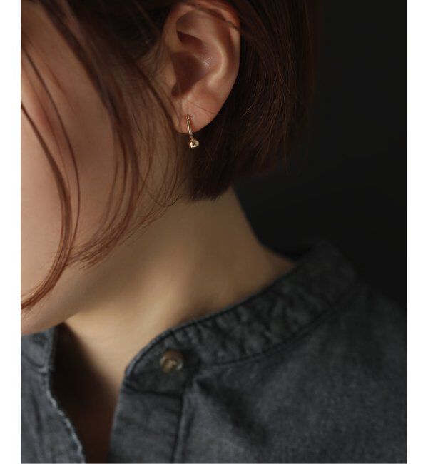 Lilas by Spick&Span「《WEB限定》5mmボールフープピアス K10(両耳)」|ピアス|