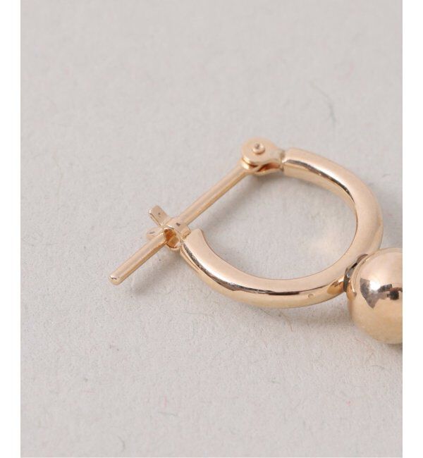 Lilas by Spick&Span「《WEB限定》5mmボールフープピアス K10(両耳)」|ピアス|