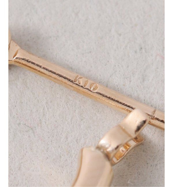 Lilas by Spick&Span「《WEB限定》5mmボールフープピアス K10(両耳)」|ピアス|