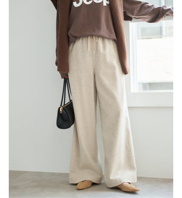 Spick and Span「《WEB限定 / 追加》ツイードイージーパンツ」|その他|