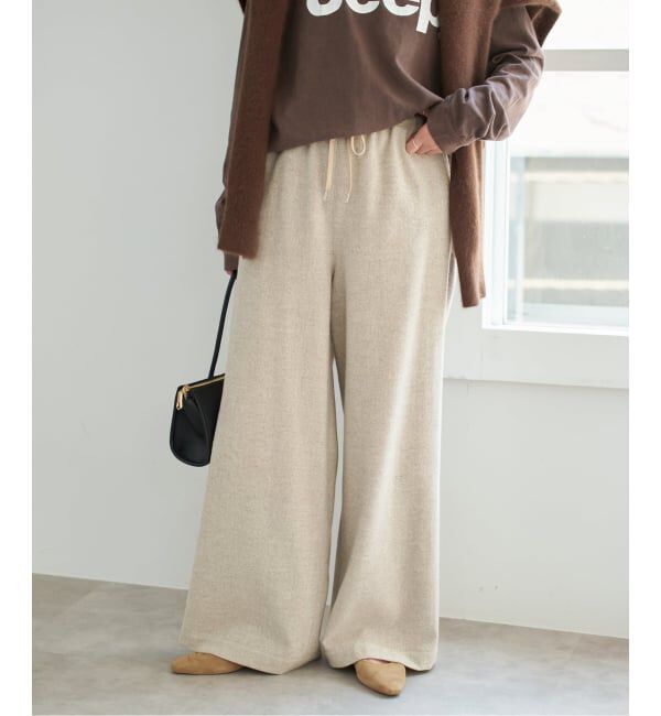 Spick and Span「《WEB限定 / 追加》ツイードイージーパンツ」|その他|