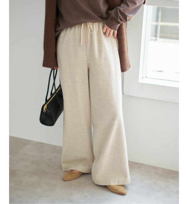 Spick and Span「《WEB限定 / 追加》ツイードイージーパンツ」|その他|