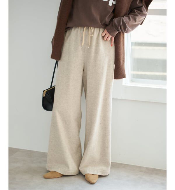 Spick and Span「《WEB限定 / 追加》ツイードイージーパンツ」|その他|