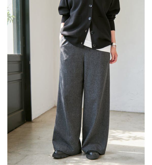 Spick and Span「《WEB限定 / 追加》ツイードイージーパンツ」|その他|