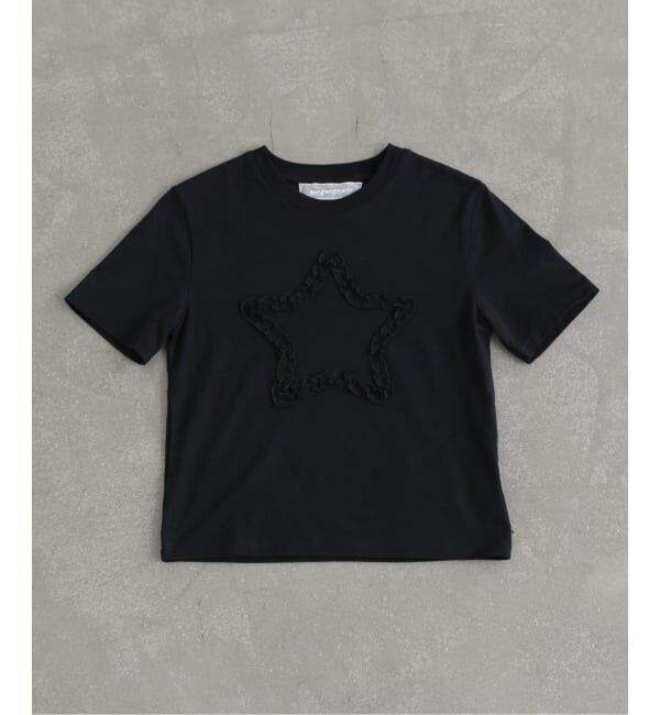 U by SPICK&SPAN「MARIN&times;Uby スターフリルTEEシャツ」|Tシャツ・カットソー|ブラック