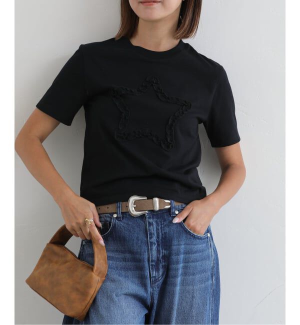 U by SPICK&SPAN「MARIN&times;Uby スターフリルTEEシャツ」|Tシャツ・カットソー|