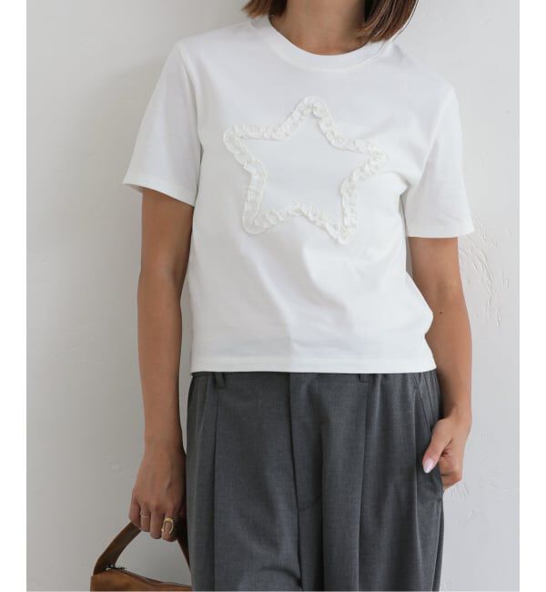 U by SPICK&SPAN「MARIN&times;Uby スターフリルTEEシャツ」|Tシャツ・カットソー|